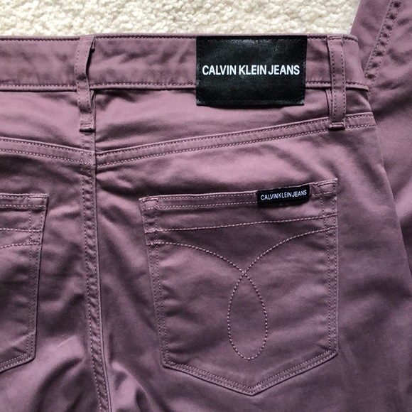 Calvin Klein Ankle Skinny Khaki Pants Sz 4 - Picture 9 of 11
